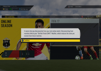 FIFA 17 EA Server sind down